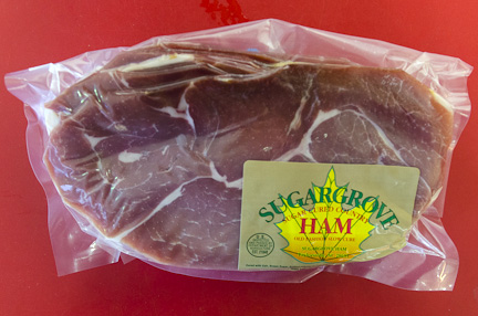 2 lbs of Center Cut Sliced Ham